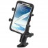 RAM Mount Universal X-Grip IV Cradle on Aluminum Mini Screw Down Plate Mount