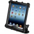 RAM Mount Aluminum Tab-Tite 17 Screw Down Swivel Mount for for Apple iPad with LifeProof or Lifedge Case