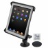 RAM Mount Universal Large Tablet Cradle on Round Flex Adhesive Mount