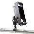 RAM Mount Aluminum Garmin GPS 12 Series Zinc U-Bolt Short Motorcycle Mount