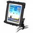 RAM Mount Aluminum Tab-Lock 9 Zinc Coated U-Bolt Rail Locking Mount for Panasonic Toughpad FZ-A1 with Case