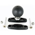 RAM Mount Square 1.5 inch Max Width Rail Clamp Base with 2.25 inch Ball