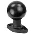 RAM Mount Aluminum Square Rail Clamp Base for 2.5'' Width with 3.37'' Ball