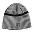 Geocaching Geocaching Striped Beanie Gray Black