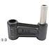 RAM Mount Aluminum Single 6'' Swing Arm Pipe Clamp Connection