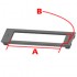 RAM Mount A22 RAM Custom Faceplate for Console Box Mount