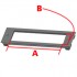 RAM Mount B09 RAM Custom Faceplate for Console Box Mount