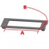 RAM Mount B40 RAM Custom Faceplate for Console Box Mount