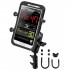 RAM Mount Universal X-Grip IV Cradle on Aluminum Motorcycle Brake Mount