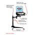 RAM Mount Vehicle Laptop Mount Dual Swing Arm for Ford Edge