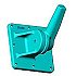 RAM Mount Aluminum 5'' sq. Plate with Pivot Lock Male Pedestal Post