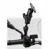 RAM Mount Aluminum Motorcycle Angle Mount with 1 inch Ball Arm Assembly