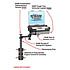 RAM Mount Vertical Surface Vehicle Laptop Mount Dual Swing Arm