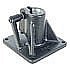 RAM Mount Aluminum 5 inch square Floor Mini Pedestal Base 1 inch Pipe