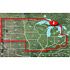 Garmin microSD Inland Lakes North Central U.S. LUS002