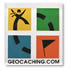 Geocaching Magnet with Color Logo 2 x 2 inches