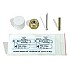 RAM Mount Pro-Pull 0.75in-NC Propeller Nut Kit with Nylock Nut Cotter Pin and Brass Key