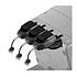 RAM Mount Vehicle Console Mount Triple 90 Degree Mic Clip for Faceplates