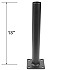 RAM Mount Tele-Pole 18'' Long Female Base