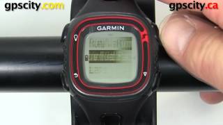 garmin forerunner 10: virtual pacer