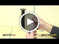 ram tele-pole top male post: assembly (ram-vp-ttmx)