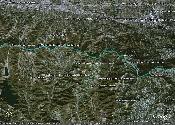 Drive along Mulholland Drive with points of interest highlighted
