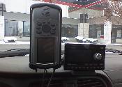 Back of GPS w/Ezy-Mount on cradle