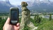 Hoodoos in Canmore.