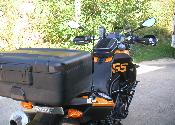 BMW F800GS Ham radio and GPSMAP478