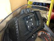 Amps mount fits into recessed door.