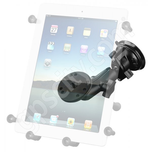 RAM Mount Universal X-Grip III iPad Tablet Locking Suction Cup Mount - Thumbnail 3
