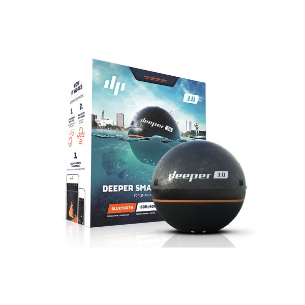 Deeper Smart Portable Fish Finder for Smartphone or Tablet