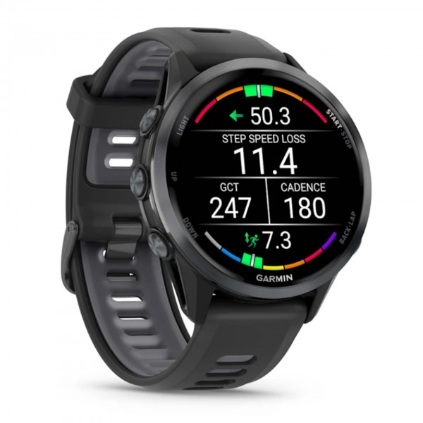 Garmin Forerunner 970 Carbon Gray DLC Titanium GPS Running Smartwatch