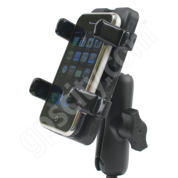 RAM Mount Aluminum Universal Finger Grip Cradle Locking Suction Cup Mount - Thumbnail 5