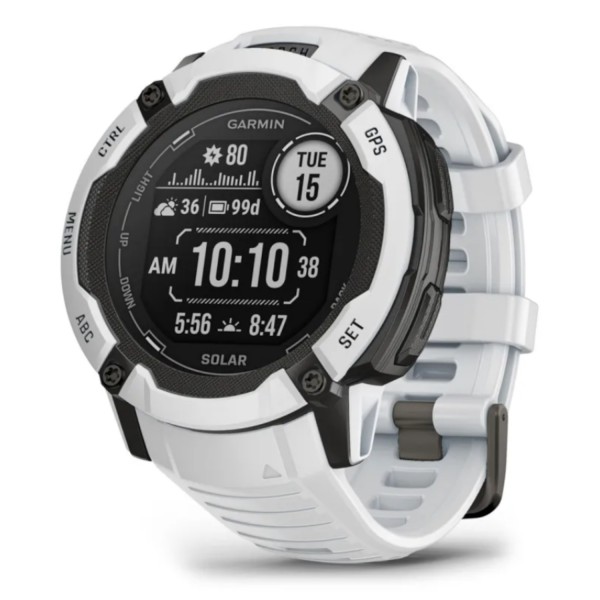 Garmin Instinct 2X Solar GPS Watch Whitestone