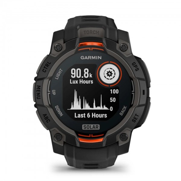 GARMIN Instinct 3 ブラックラバーベルト GARMIN Instinct 3 ブラックラバーベルト
