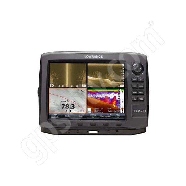 Lowrance HDS-10 Gen2 Base US Fishfinder and GPS Chartplotter with