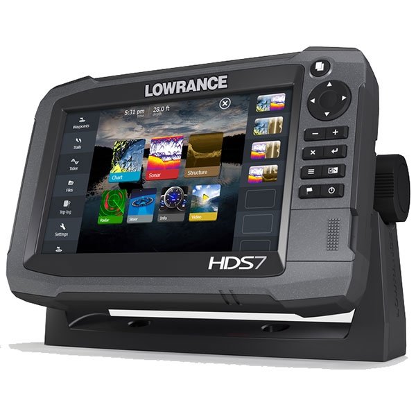 LOWRANCE HDS-7 魚探 7インチ HDS Carbon 7 With Totalscan Transducer | Chartplotter Combo