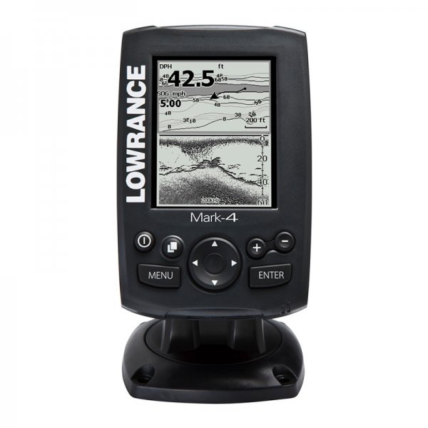 maker's mark × 4 Lowrance Mark-4 Combo Plotter Sounder with 83 200 Transducer