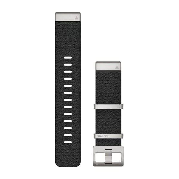 Garmin QuickFit 22 Watch Band Jacquard-weave Nylon Black