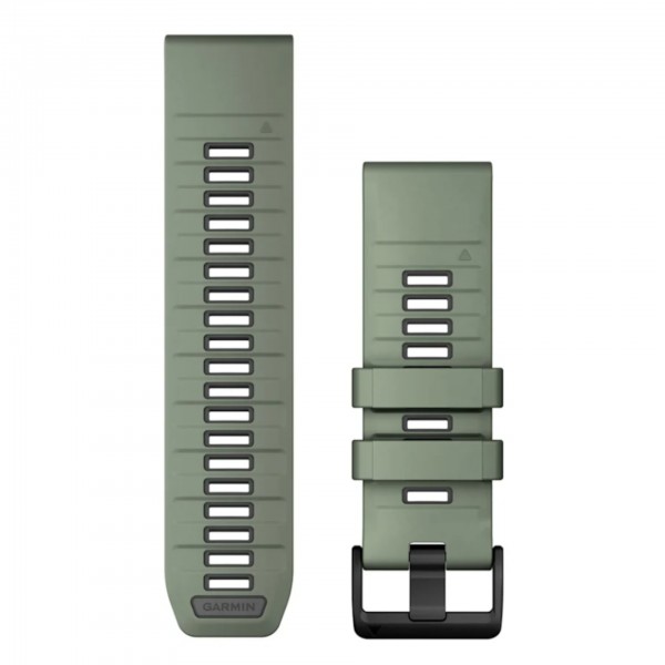Garmin QuickFit 26 Watch Band Willow and Graphite Silicone
