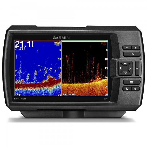 Garmin STRIKER 7dv Fishfinder with CHIRP DownVu Transducer