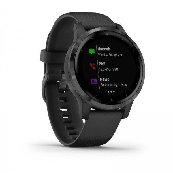 vívoactive 4 black with slate hardware