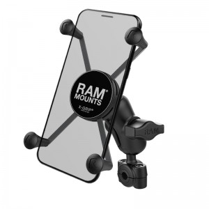 Ram Mount X-Grip Phone Mount with Handlebar U-Bolt Base - Thumbnail 2