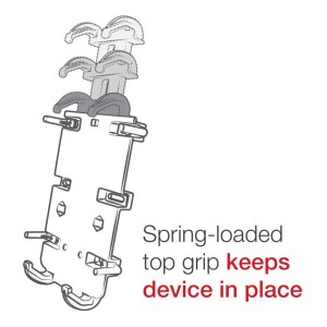 RAM Quick-Grip Phone Mount With Handlebar U-Bolt Base (RAM-50920)