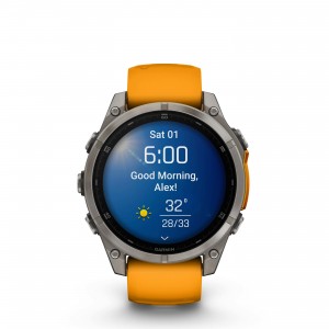 GARMIN FENIX 8　47mm オレンジ Amazon.com: Garmin Fenix 8 AMOLED Sapphire (47mm, Titanium/Spark
