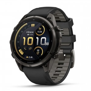 Garmin fenix 9 Pro 47mm inReach Carbon Gray DLC Titanium Black and