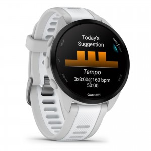 Garmin Forerunner 165 Music Mist Gray and Whitestone