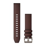 Garmin QuickFit 22 Watch Band Oxford Brown Leather
