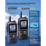Standard Horizon HX890 Handheld VHF Navy Blue Floating 6 Watt